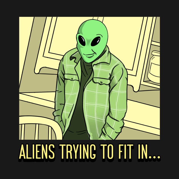 Aliens Meme Funny by Tip Top Tee's