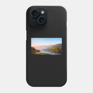 Mountain River Scene Autumn Phone Case