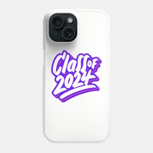 Cool Vibes Graduation Celebration Tee - Class of 2024 - Stylish Commemorative Shirt - Unique Graduation Party Gift Phone Case