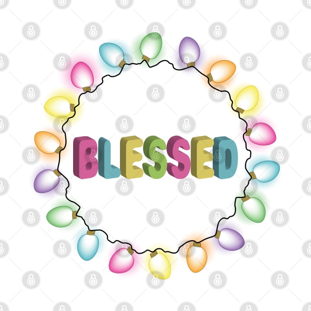 Blessed - Light Bulbs by Designoholic