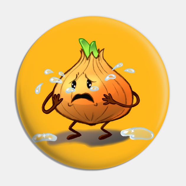 Crying onion Pin by Redilion