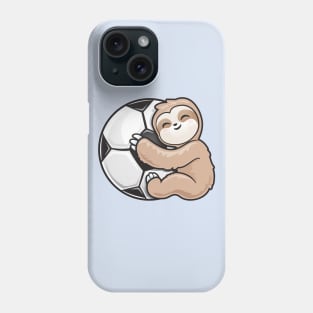 Soccer Adorable Sloth Loves Soccer Phone Case