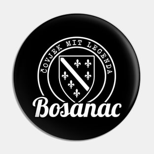 Covjek Mit Legenda - Bosanac Bosna Bosnia and Herzegovina Pin