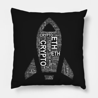 Ethereum (ETH) to the moon Pillow