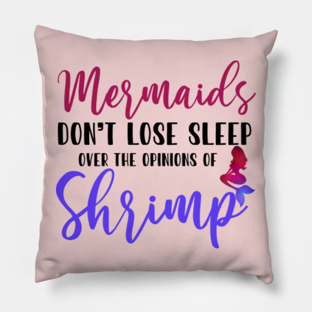 funny mermaid pillow