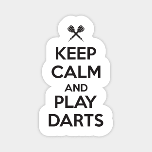 Keep calm and play darts Magnet