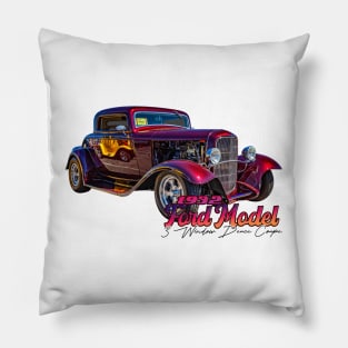 1932 Ford Model B 3 Window Coupe Pillow