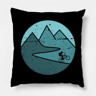 mountain bike cycling mtb mountain biking cyclist gift Pillow