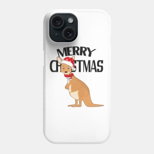 Australian Christmas Cute Kangaroo Phone Case