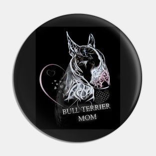 Bull Terrier Mom Portrait Loft and Spiritual Style Pin