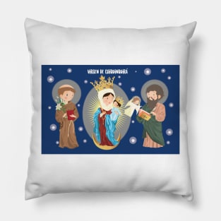 Virgen del Rosario de Chiquinquira (La Chinita) Pillow