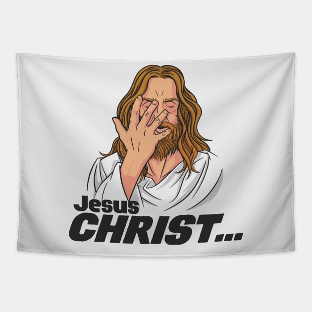 Jesus CHRIST // Funny Jesus Tapestry by SLAG_Creative