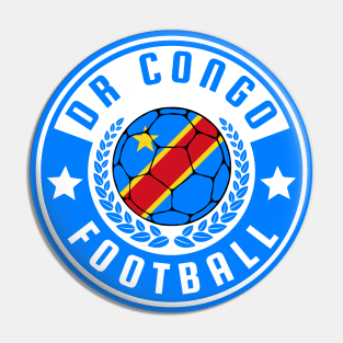 Dr Congo Football Pin