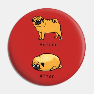 Social Distancing Pug Pin