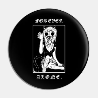 Nekro Catgirl Pin