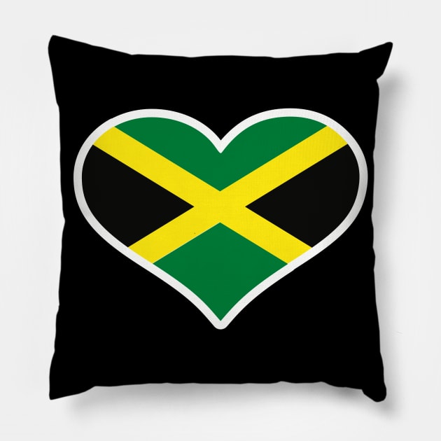 Jamaica flag Pillow by Designzz