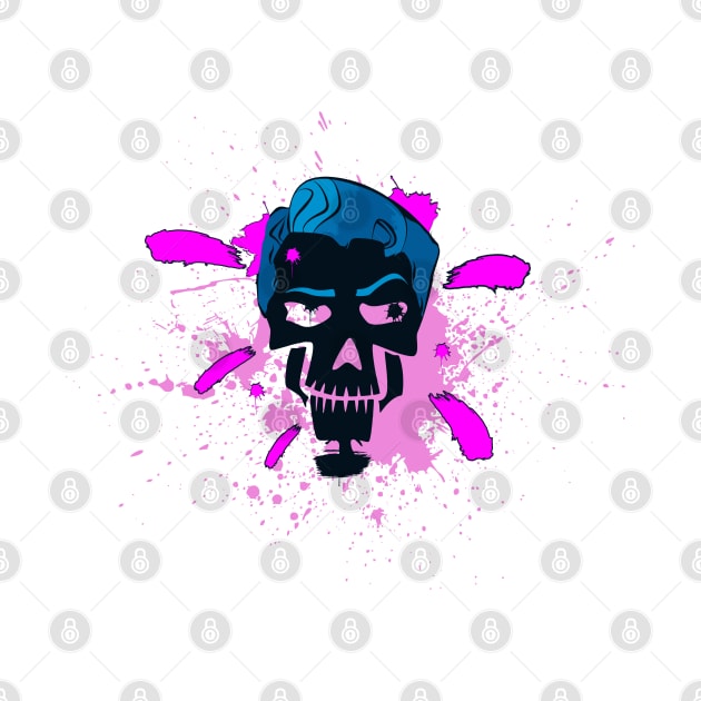 Neon Skull , blood flash by TrendsCollection