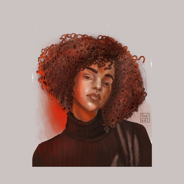 Curly gurl by SosiCreatesArt