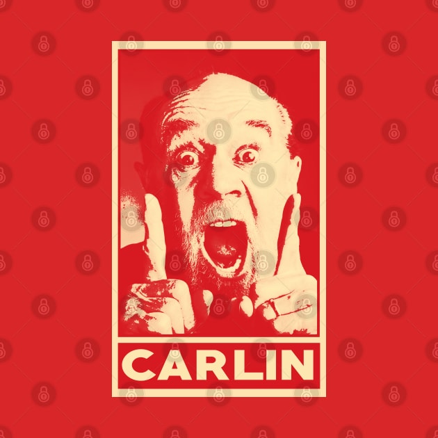 George Carlin Pop Art Style by mia_me