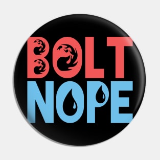 Red-Blue Nope Bolt Pin