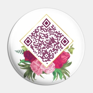 IZ*ONE La Vie en Rose QR Code Pin