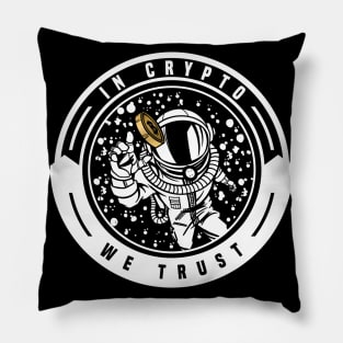 Bitcoin Crypto Blockchain Cryptocurrency BTC Money Pillow