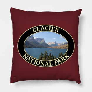 Saint Mary Lake at Glacier National Park in Montana Pillow