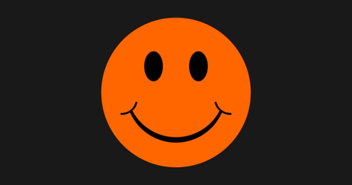 Smiley Face Orange Emoji Smiley Face Emoji Orange TeePublic