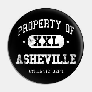 Asheville Vintage Distressed College Property XXL Pin