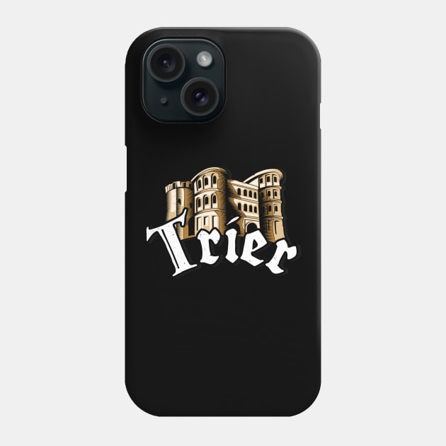 Trier City Porta Nigra Moselle Home Phone Case by Foxxy Merch