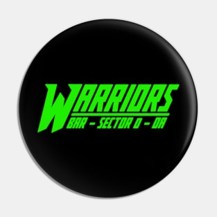 Warriors Space Pin