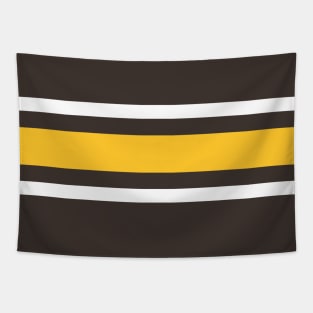 Baseball Color Stripes - San Diego Tapestry