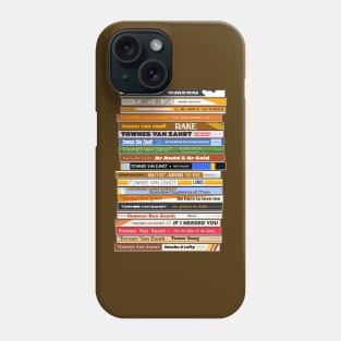 Townes Van Zandt 'The Singles' Retro CD Stack Phone Case