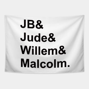 JB & Jude & Willem & Malcolm Tapestry