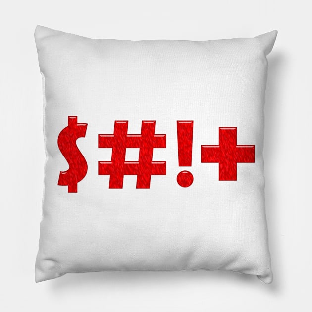 Typeface Illusion Pillow by the Mad Artist