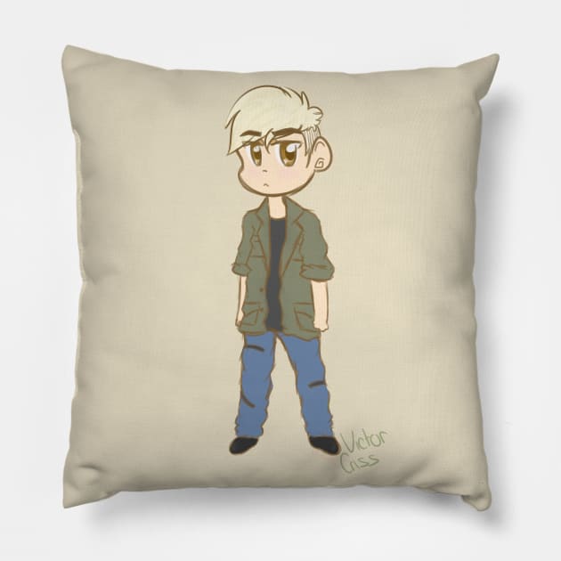 Victor Criss Chibi - IT 2017 Pillow by oh_shoot_arts