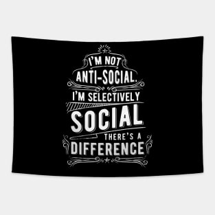 I'm not anti social Tapestry