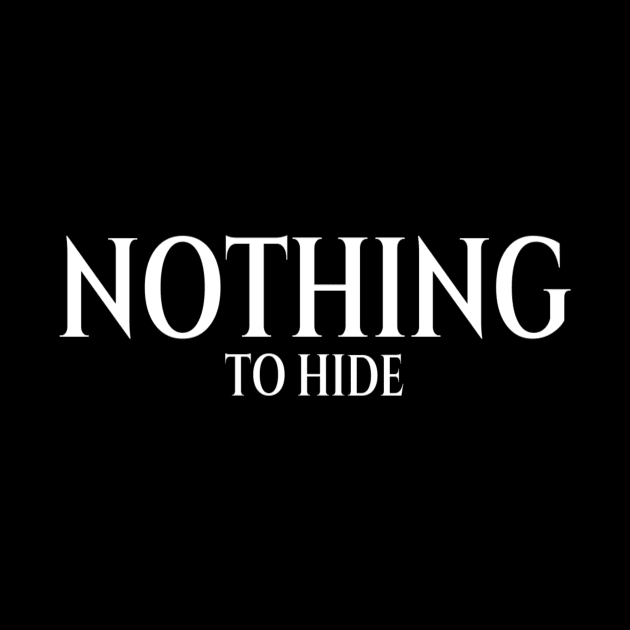 Nothing to hide meme Man's Woman's by Salam Hadi