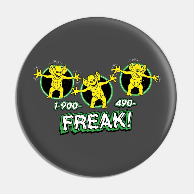 Freddy Freaker - Design B Pin by Chewbaccadoll