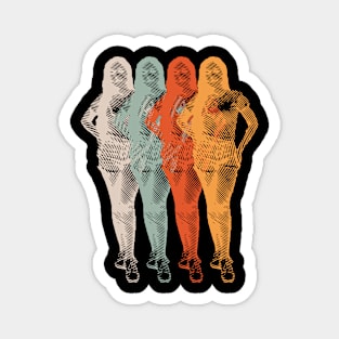 Aestethic Fashion Girl Magnet