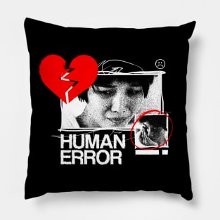 Human Error Design Pillow