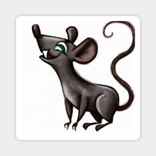 Cute Rat Drawing Magnet