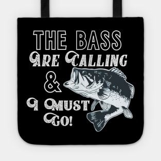 Largemouth Bass Fishing Quote Tote