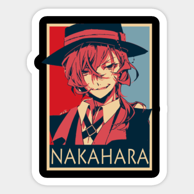 Bungou Stray Dogs Nakahara Chuuya Bungou Stray Dogs Sticker Teepublic