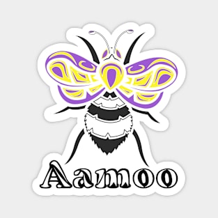 Non-Binary Aamoo (Bee) Magnet