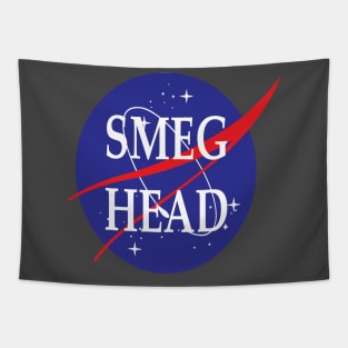 Smeg Head Nasa Logo Red Dwarf Tapestry