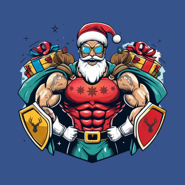 Santa’s Shield: A Christmas Defender by emblemat2000@gmail.com