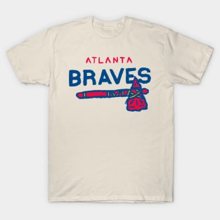 Atlanta Braves Baseball Members Signatures T-Shirt - TeeNavi