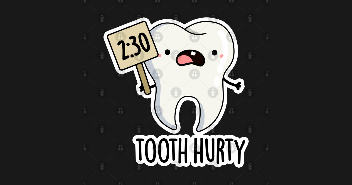 Tooth Hurty Cute Dental Pun - Tooth Pun - Mug | TeePublic
