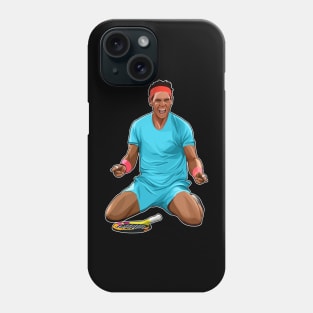 Rafael Nadal Winning Celebration Phone Case